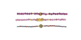 Bracelet Lucky Eye Rubis Framboise