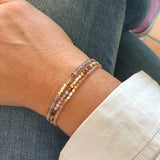 Bracelet Vahiné Agate Orange