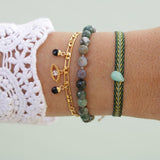 Bracelet Osiris * Green Forest