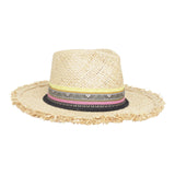 Chapeau Copacabana * Galon Rose, Jaune et Noir