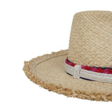 Chapeau Copacabana * Galon Marine et Fuchsia