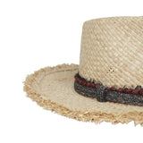 Chapeau Copacabana * Galon Bordeaux et Noir