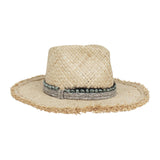 Chapeau Copacabana * Galon Céladon et Noir