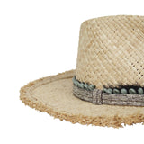 Chapeau Copacabana * Galon Céladon et Noir