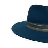 Chapeau Milano Bleu canard