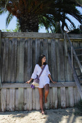 Mini sac Bahia * Mauve et Or