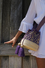 Mini sac Bahia * Mauve et Or