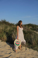 Panier Rio * Vert et Rose