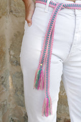 Ceinture Trinidad* Rose et verte