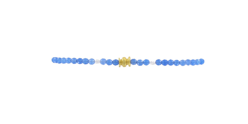 Bracelet Maya Agate Bleu
