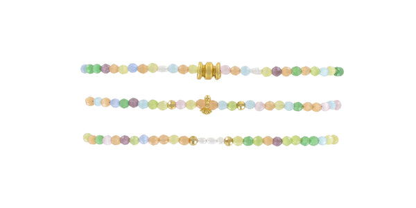 Bracelet Vahiné Quartz Oeil de Chat Multicolore