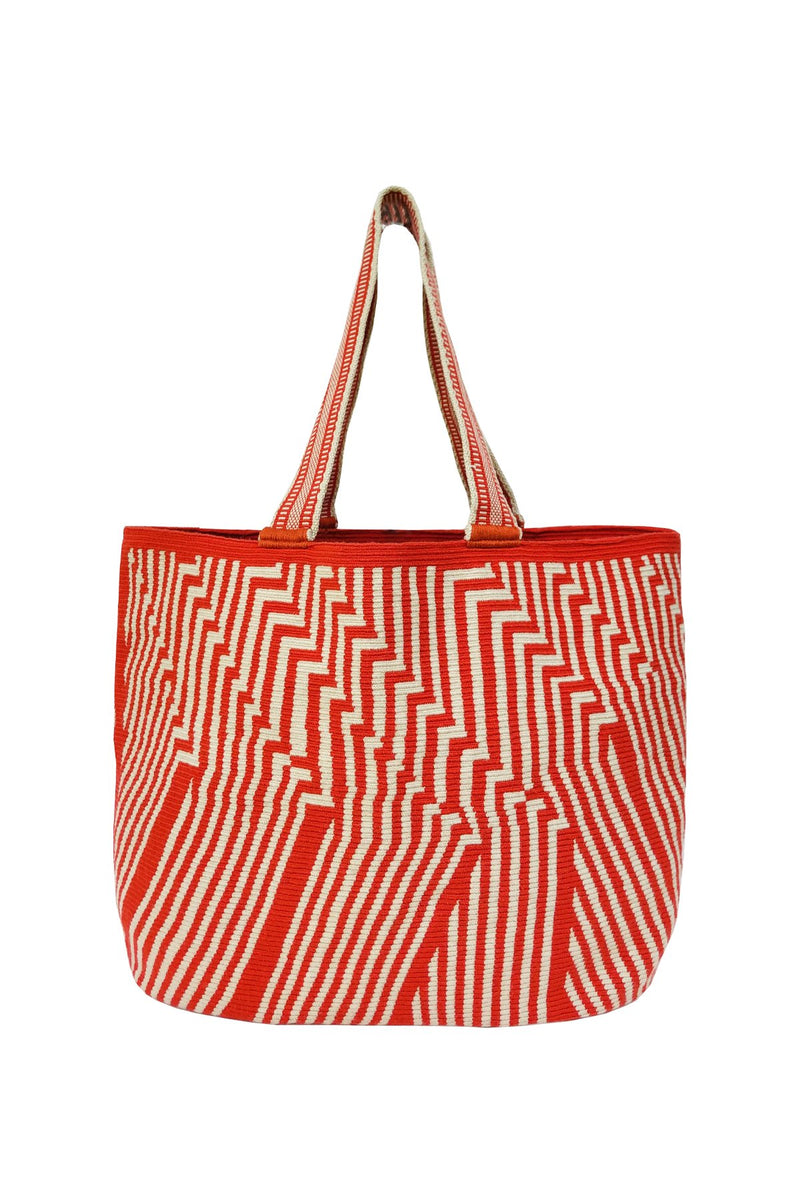 Week-end Bag Crazy Stripes Rouge